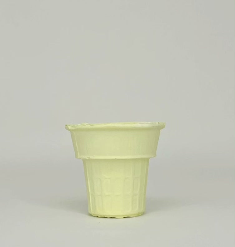 Ceramic Ice Cream Cone Cup