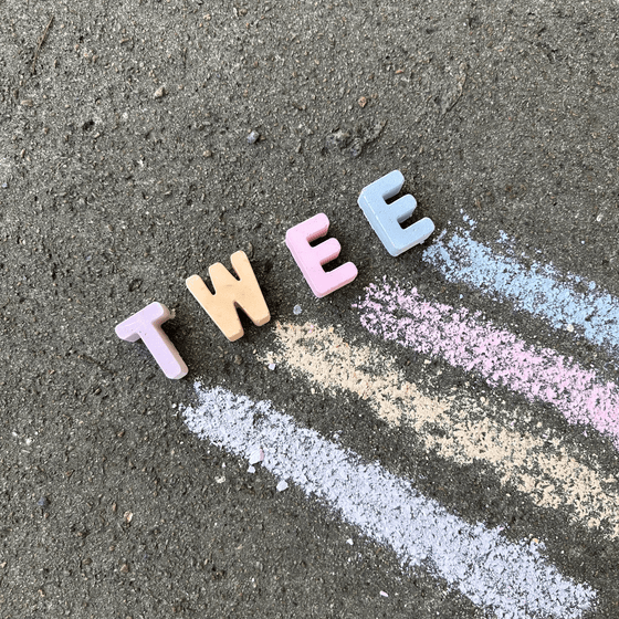 Twee Sidewalk Chalk ALPHABET | HANDMADE SIDEWALK CHALK