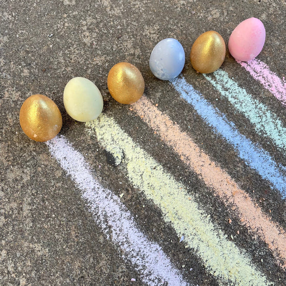 Twee Sidewalk Chalk NEW! | BUNNY'S 6 EGGS | HANDMADE SIDEWALK CHALK