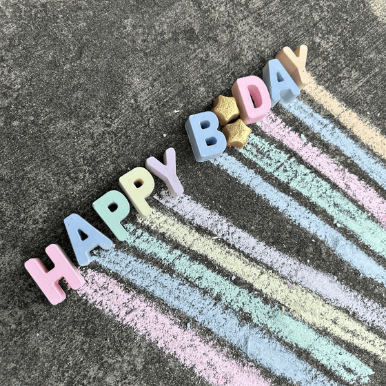 Twee Sidewalk Chalk NEW! | HAPPY BIRTHDAY GIFT BOX | HANDMADE SIDEWALK CHALK