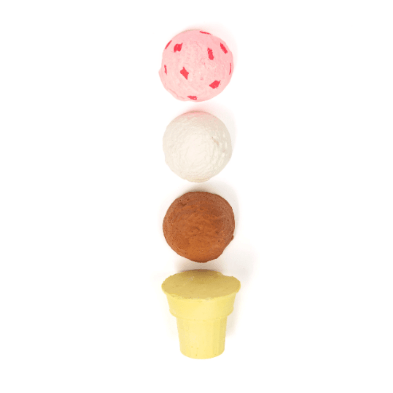 TWEE Sidewalk Chalk NINA'S NEAPOLITAN ICE CREAM CONE | HANDMADE SIDEWALK CHALK