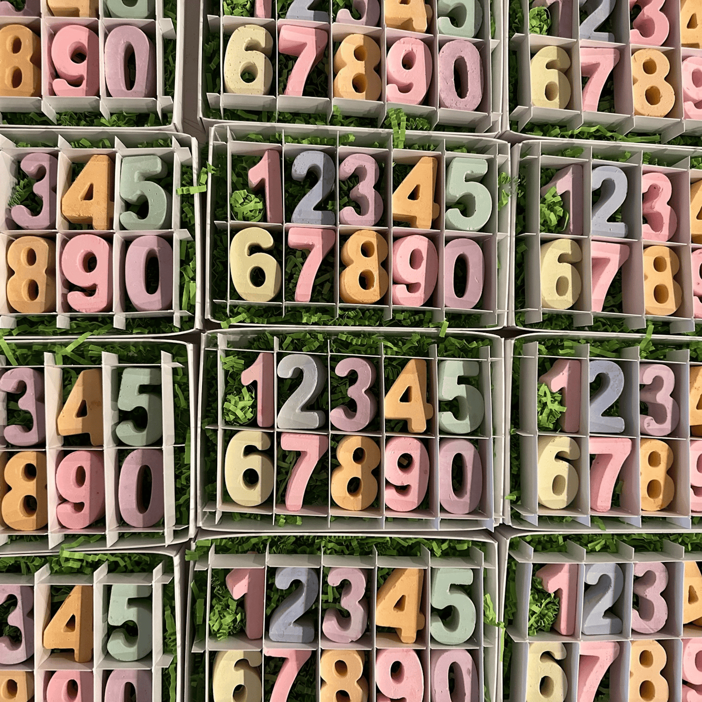 NUMBERS | HANDMADE SIDEWALK CHALK – TWEE
