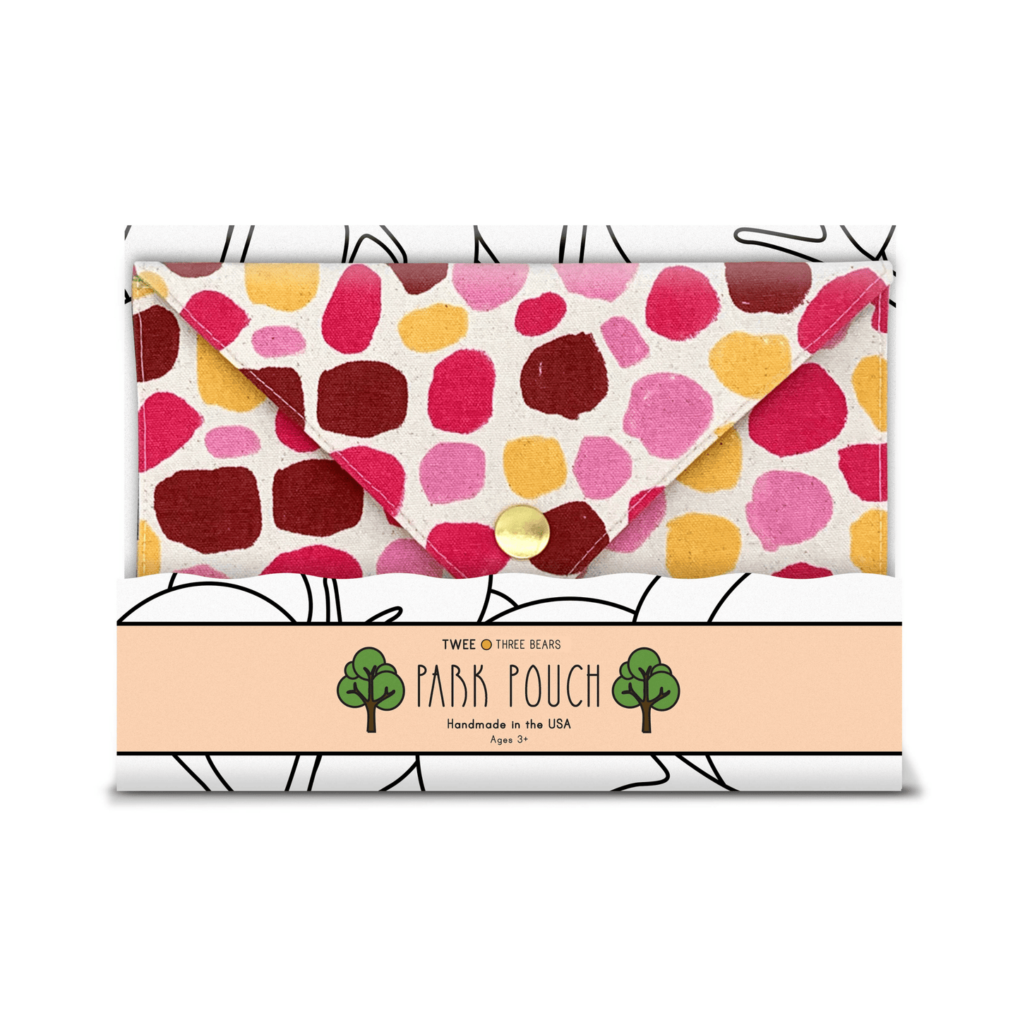 Twee Park Pouch TWEE | NEW! LIMITED EDITION! | THREE BEARS PARK | PARK POUCH