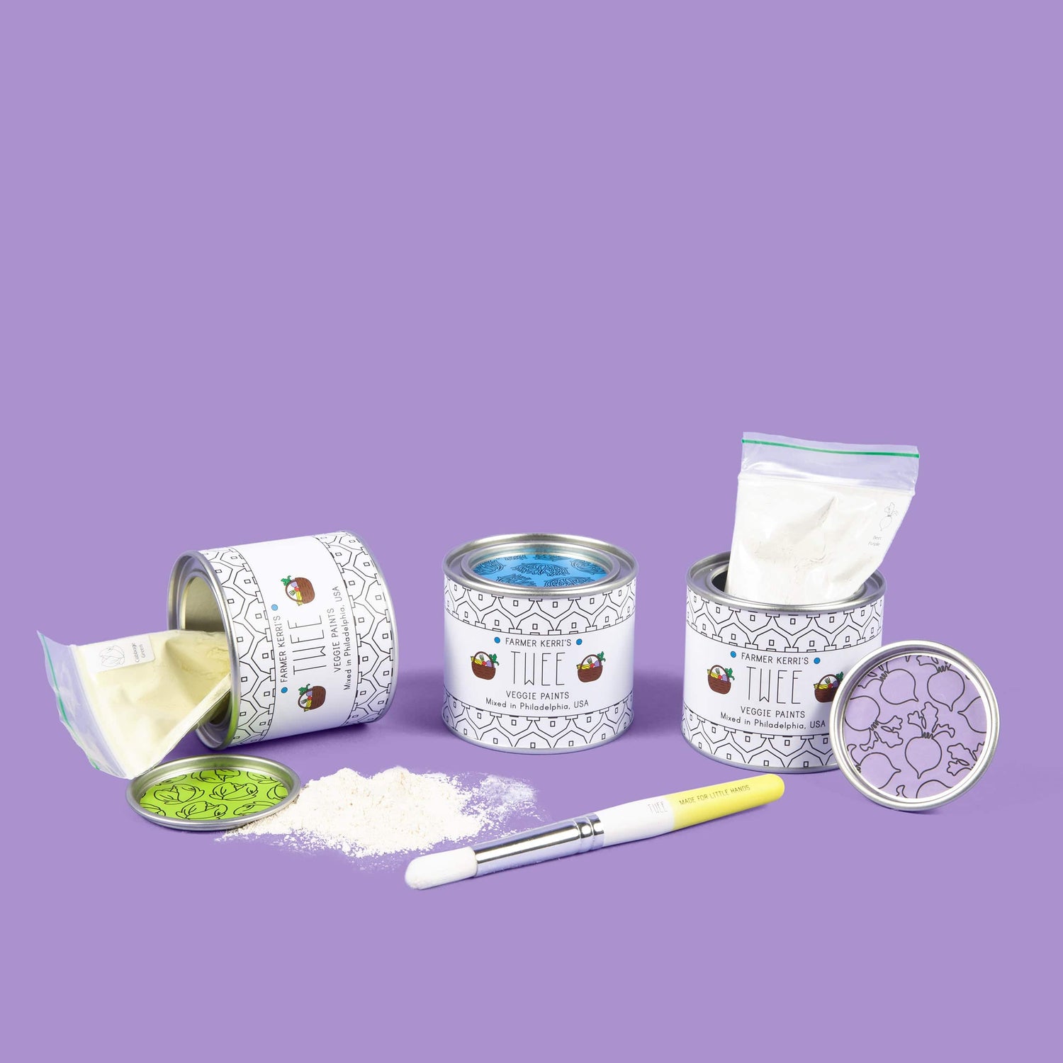 Twee Veggie Paints NEW! VEGGIE PAINTS | FARMER KERRI'S WINTER VEGETABLE SET